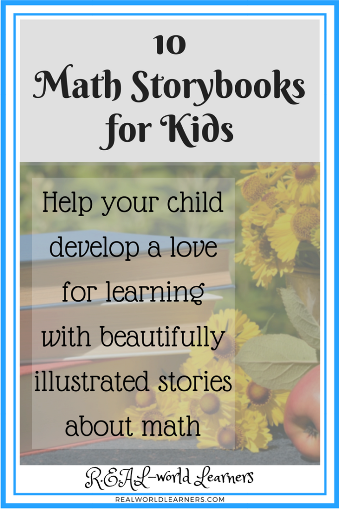 10 math story books for kids -- a list of living books that combine math and literature with a love for learning