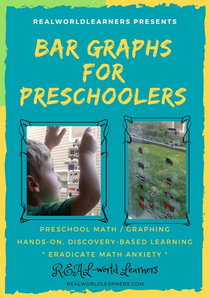 interactive math journal pages for preschoolers and kindergarteners -- taking surveys and making bar graphs