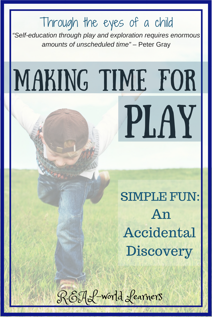 kids discover activities and learn on their own through free play