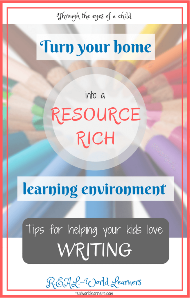 Ideas for helping your kids learn to love writing with authentic, fun activities.