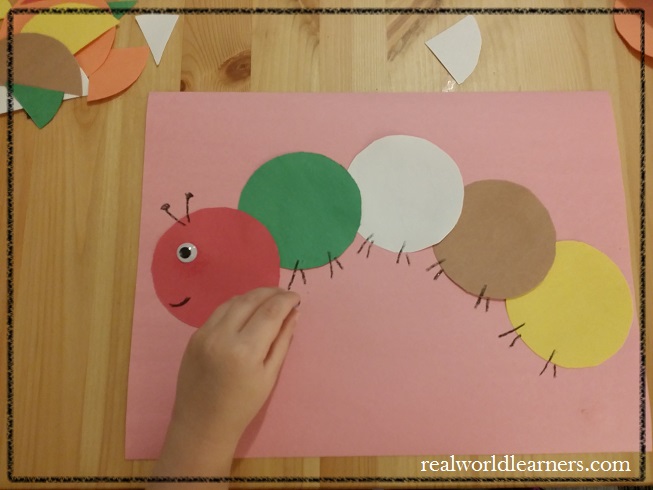 Paper crafts with kids | Cut up circles into fraction pieces and use them to make geometric designs or creative creatures. | Picture Pie by Ed Emberley