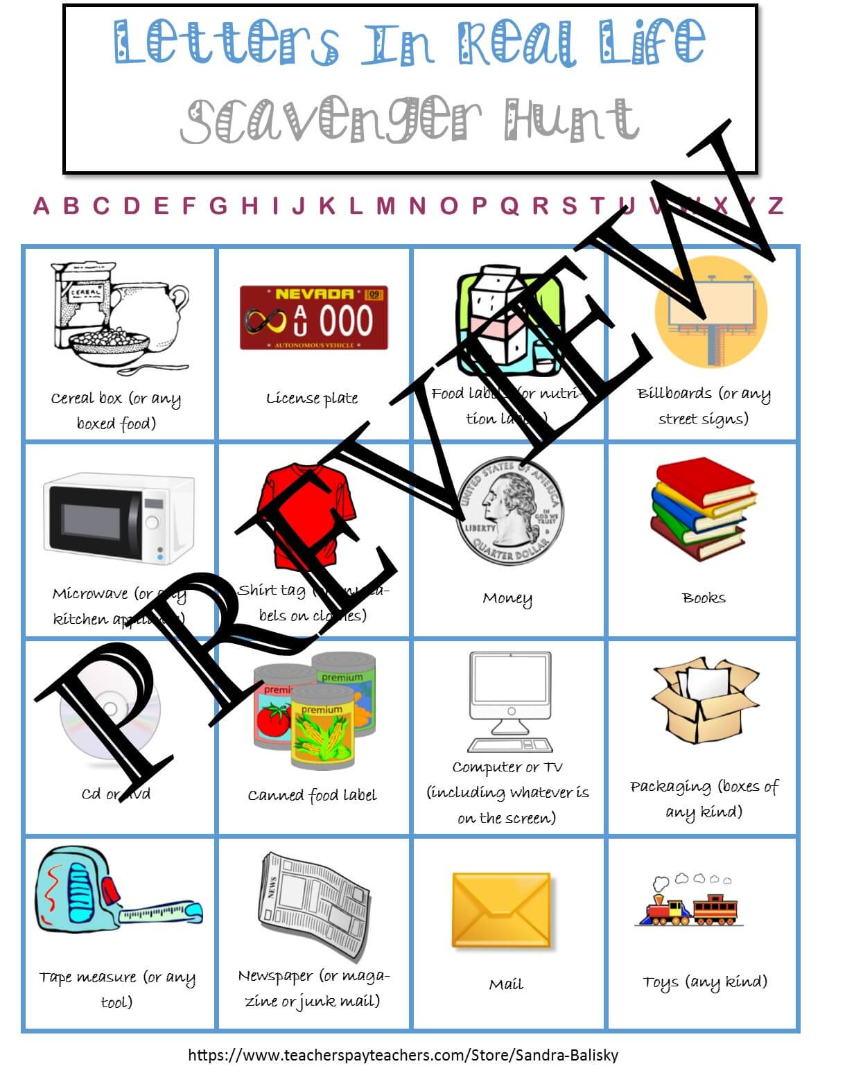 letter recognition activities | a scavenger hunt to help preschoolers identify numbers in the world around them (rather than just on a worksheet)