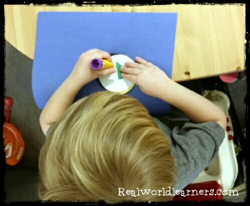 Paper crafts with kids | Cut up circles into fraction pieces and use them to make geometric designs or creative creatures. | Picture Pie by Ed Emberley