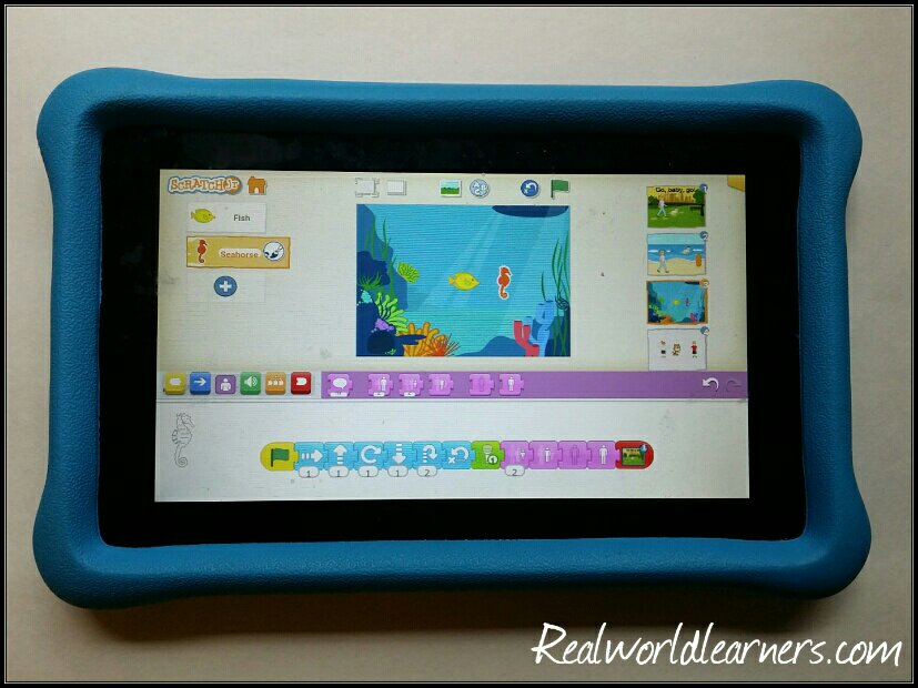 Teaching Kids to Code using Scratch Jr | A review of the website, app, book, and game that help kids enjoy learning fundamental principles of coding