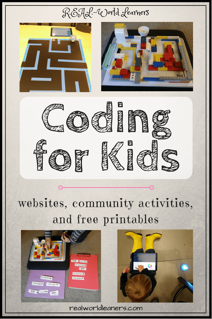 Coding for Kids | our favorite websites (with lessons, games, and coding challenges), community activities, and free printables |