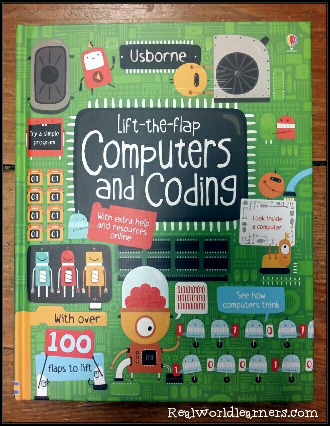 Best coding books for kids - interactive, lift-the-flap books, books with offline coding activities, biographies, and history books for a well-rounded unit study on computers and coding languages