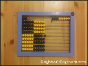 developing number sense - constructing numbers in groups of 5's and 10's