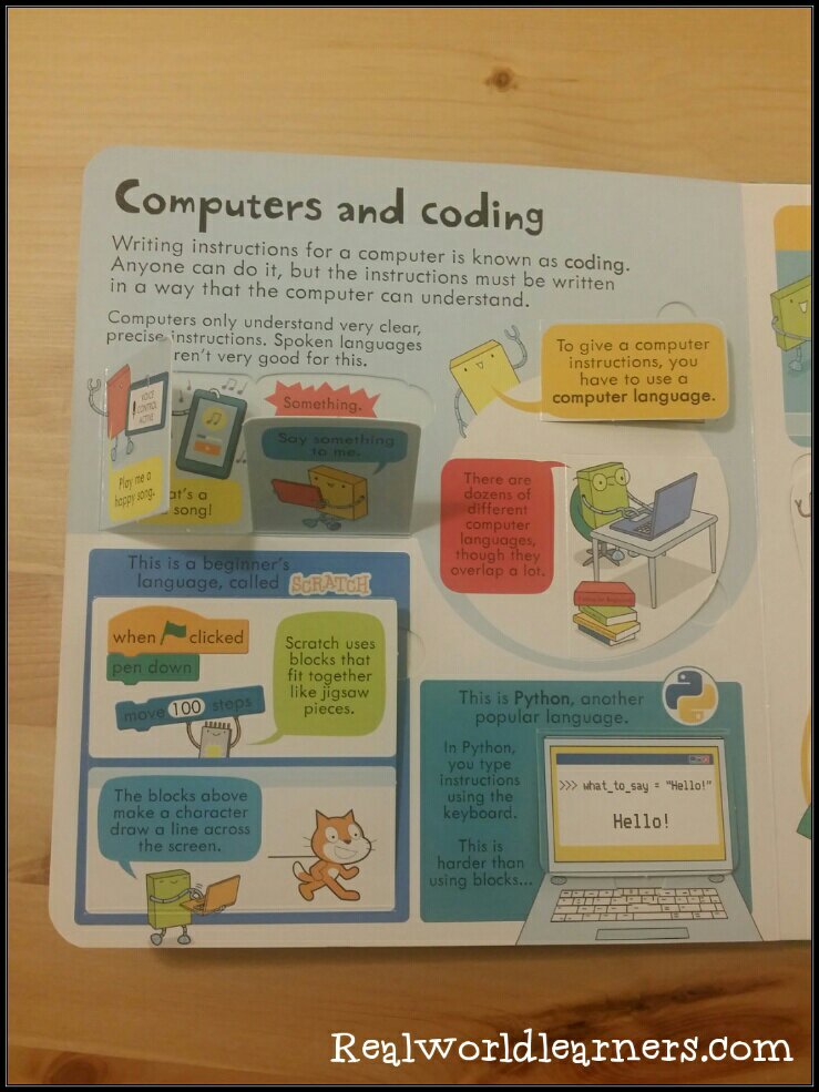Best coding books for kids - interactive, lift-the-flap books, books with offline coding activities, biographies, and history books for a well-rounded unit study on computers and coding languages