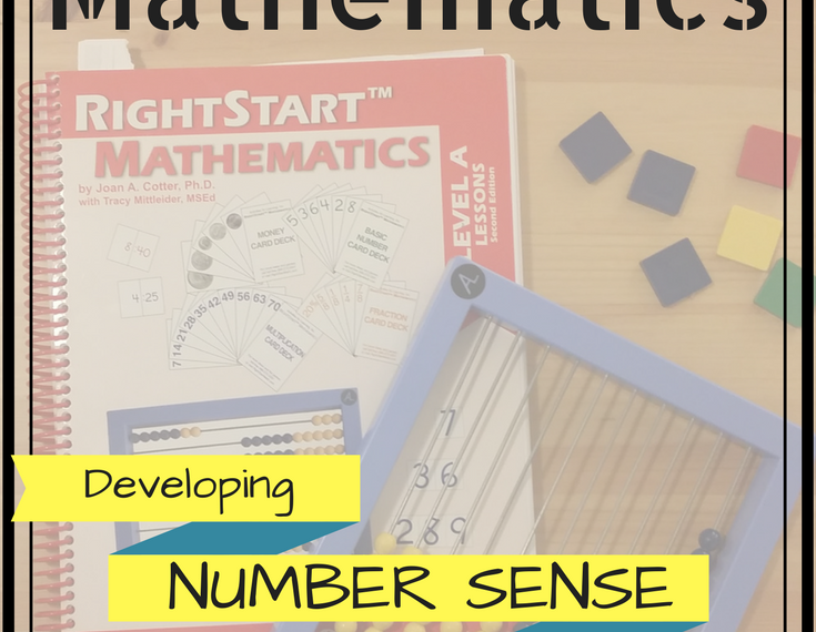 Review of RightStart Mathematics - developing number sense through hands-on activities
