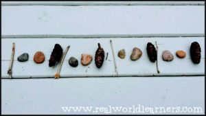 outside fun learning activities making patterns