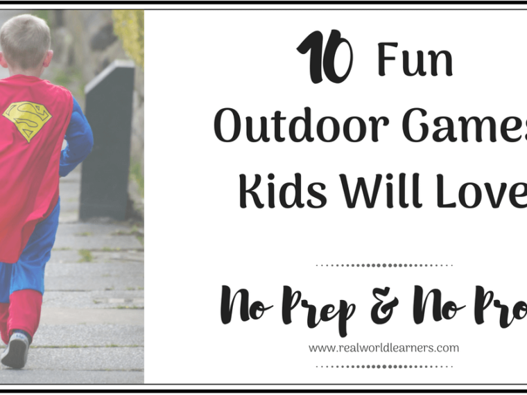 Fun Outdoor Games Kids Will Love - No Prep and No Props