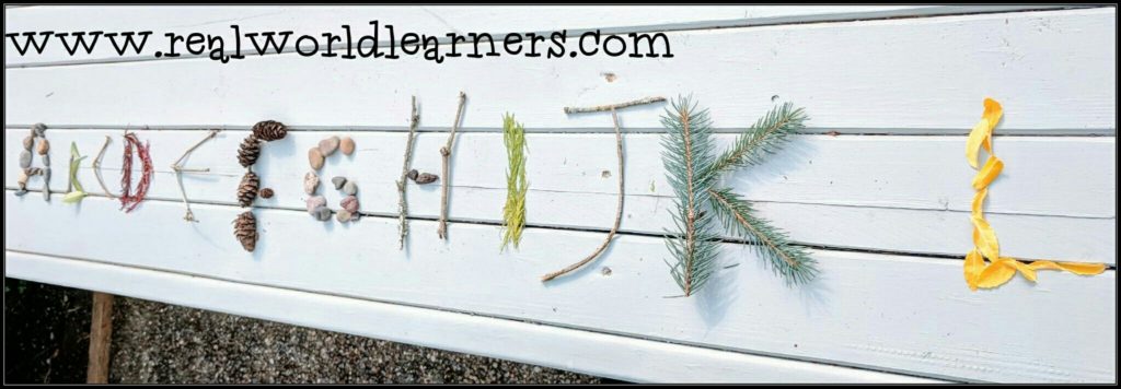 outside fun learning activities alphabet