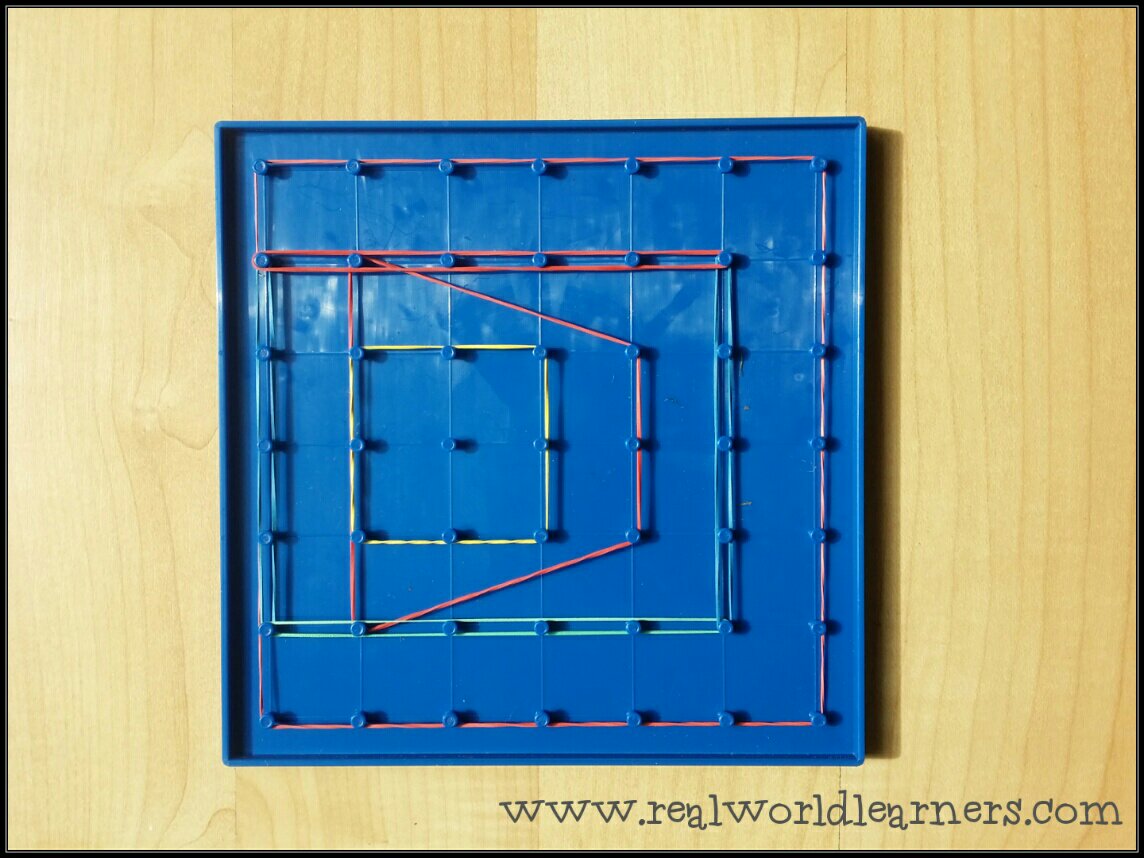 Geobard geometry activities and a free printable for vocab terms