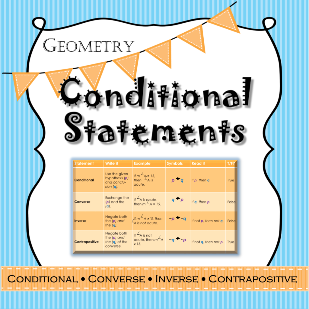 Geometry powerpoint: Conditional Statements
