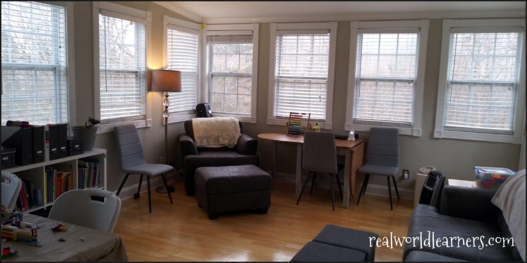 homeschool room tour - the sun room