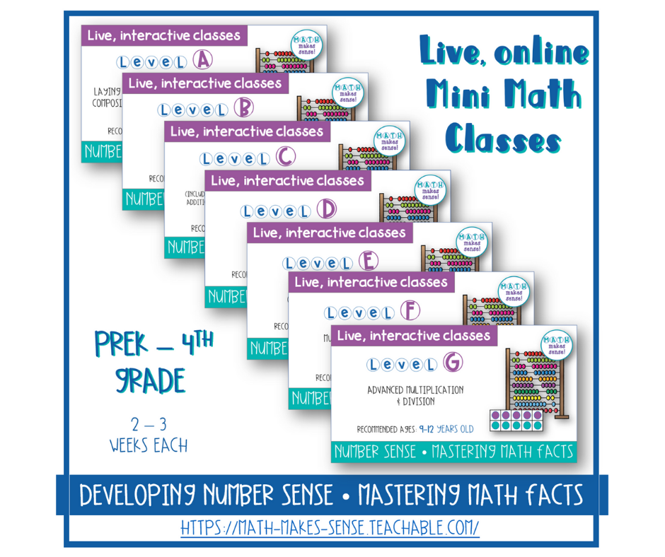 Math Facts courses online Math classes for kids