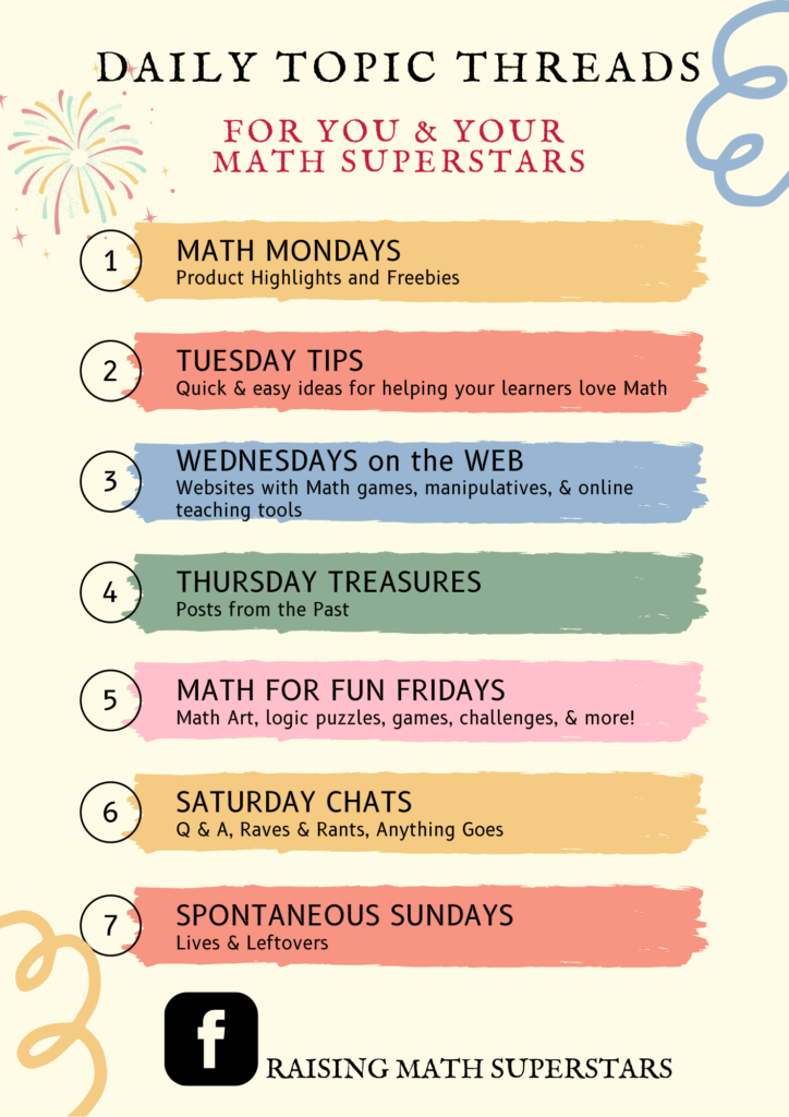 Daily themed posts from Facebook page