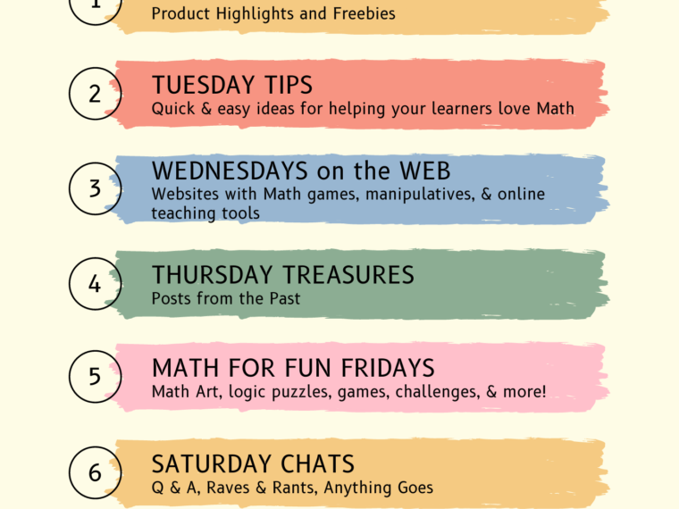 Daily themed posts from Facebook page